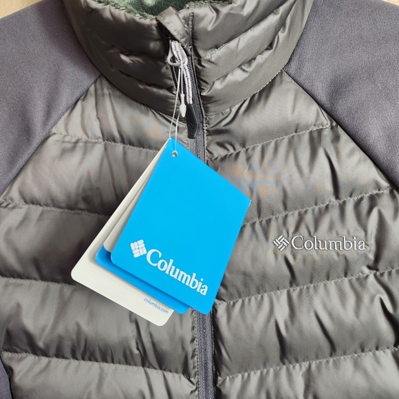 Columbia Womens Gray Crestwood Village Hybrid Insulated Jacket-Size S (NWT) - Picture 2 of 12